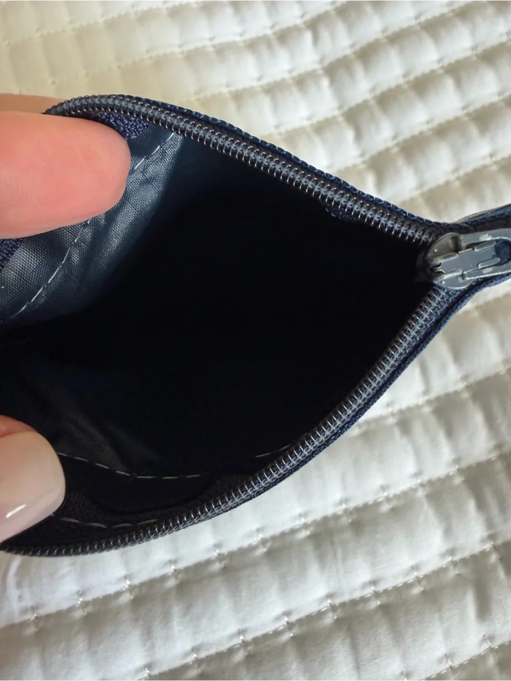 Lesportsac Navy Zippered Pouch